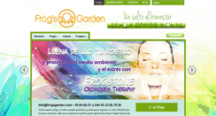 Desktop Screenshot of frogsgarden.com